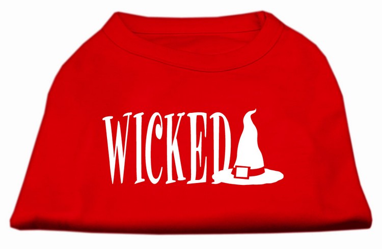 Wicked Screen Print Shirt Red XS